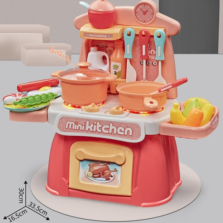 26 IN 1 Kitchen Playset Multi-functional Supermarket Table Toys for Childrens Gifts Image 1