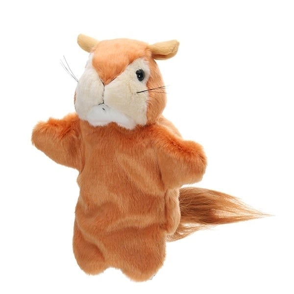 27CM Stuffed Animal Squirrel Fairy Tales Hand Puppet Classic Children Figure Toys Plush Animal Image 10