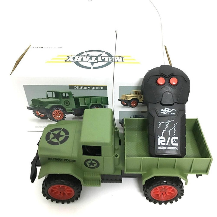 27Mhz 4WD Crawler Off Road RC Car RTR Vehicle Models Military Truck Image 1