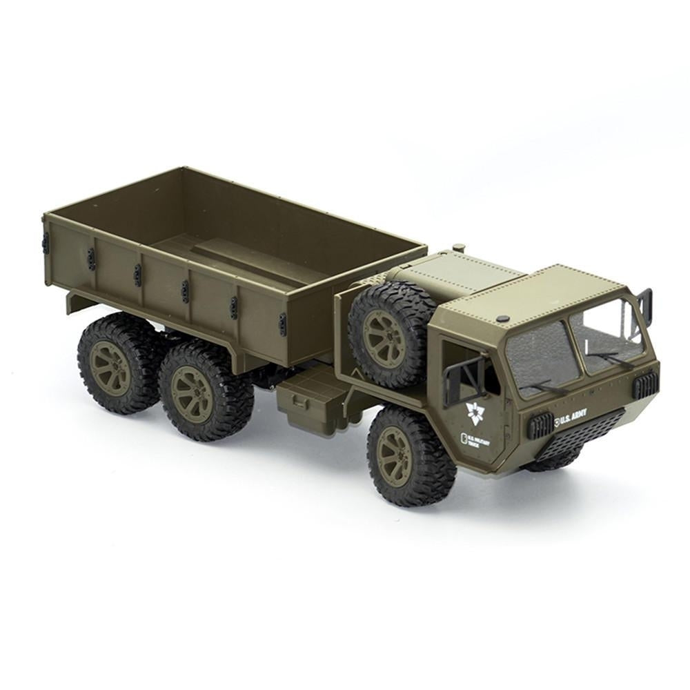 2.4G 6WD Rc Car Proportional Control US Army Military Truck RTR Model Toys Image 4