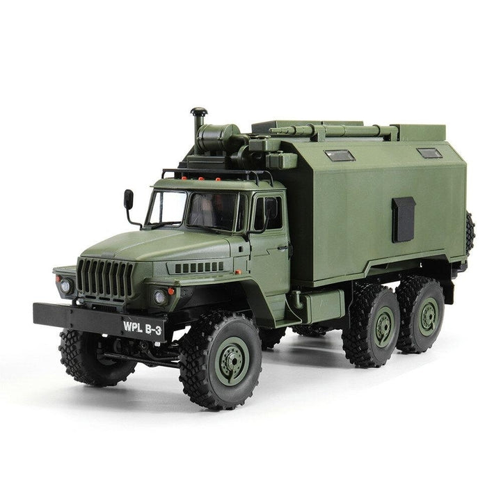 2.4G 6WD Rc Car Military Truck Rock Crawler Command Communication Vehicle RTR Toy Image 2