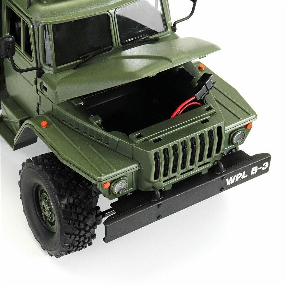 2.4G 6WD Rc Car Military Truck Rock Crawler Command Communication Vehicle RTR Toy Image 10