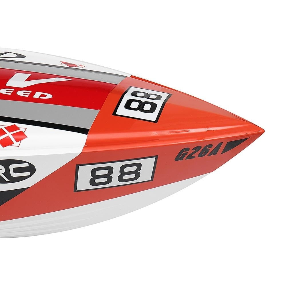 2.4G 80km,h Rc Boat 30cc Gas Engine Fiber Glass Hull with Clutch RTR Model Image 12