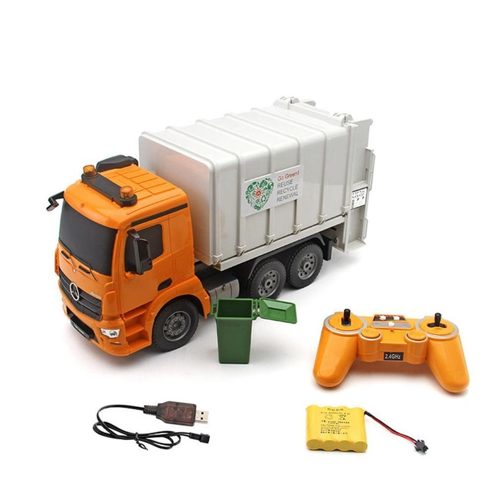 2.4G 8CH RC Car EP Cleaning Garbage Truck with LED Light RTR Model Image 9