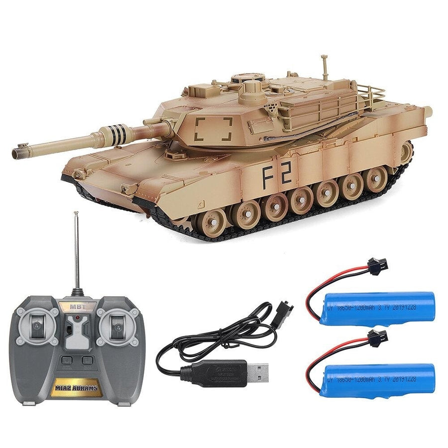 2.4G RC Tank Car Vehicle Models WTwo Battery Image 1