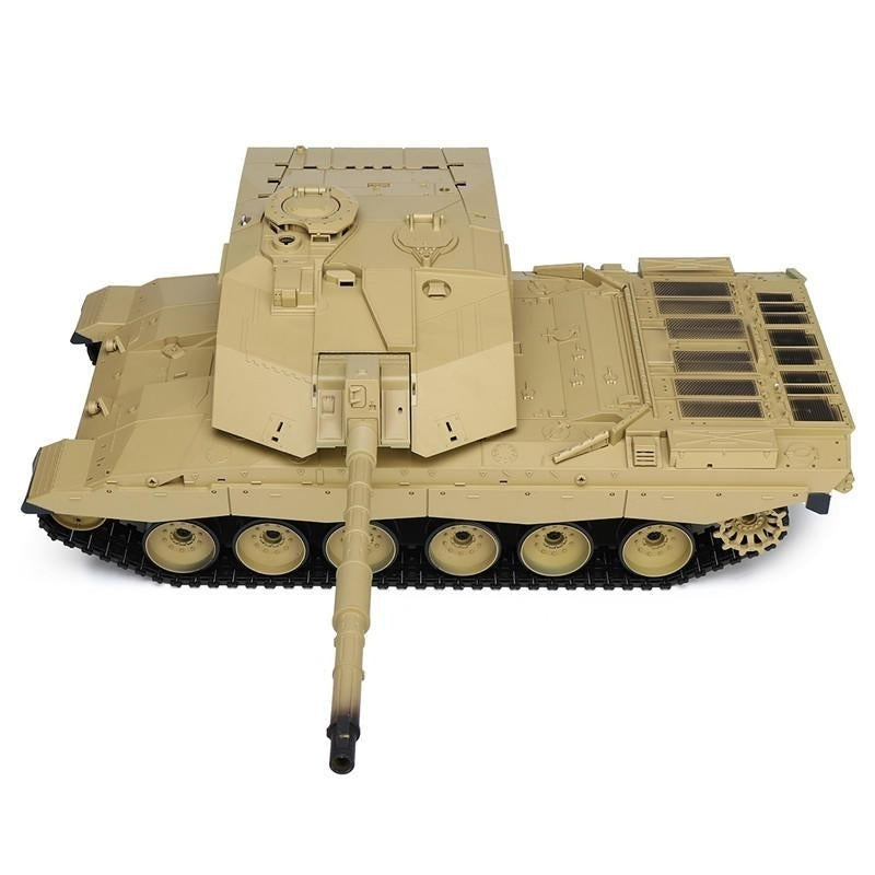2.4G Smoking British Challenger 2II RC Car Battle Tank Plastic Model Toys 220V Image 4