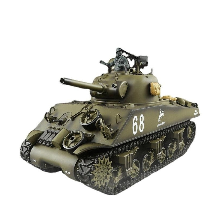 2.4G US Sherman M4A3 Upgraded RC Car Tank Vehicle Models Image 2