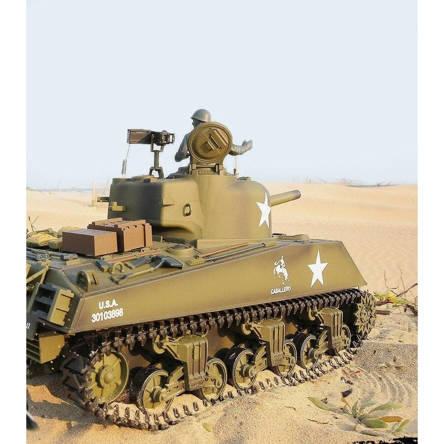 2.4G US Sherman M4A3 Upgraded RC Car Tank Vehicle Models Image 10