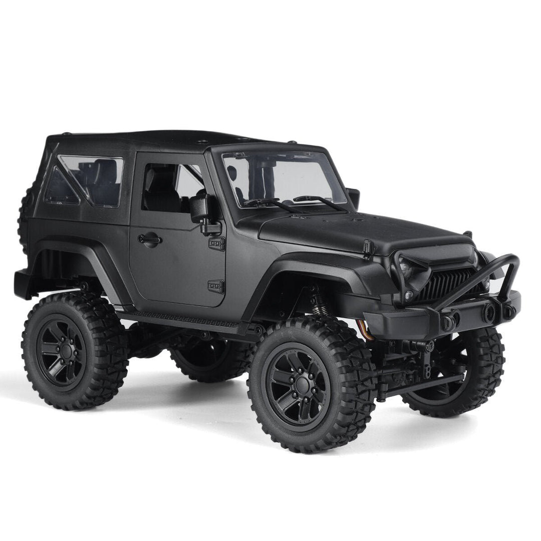 2.4Ghz 4WD RC Car For Jeep Off-Road Vehicles With LED Light Climbing Truck RTR Model Two Battery Image 4