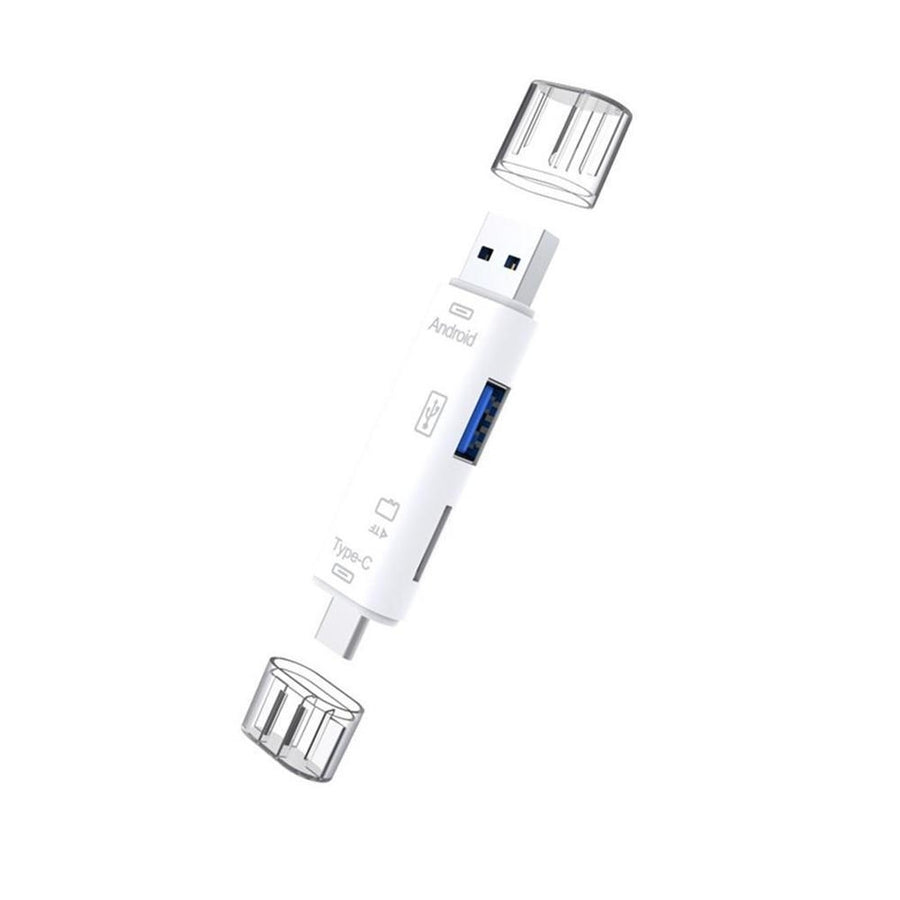 3-in-1 Type-C Micro USB TF SD OTG Multi-Function Adapter For Macbook Laptop Computer Image 1