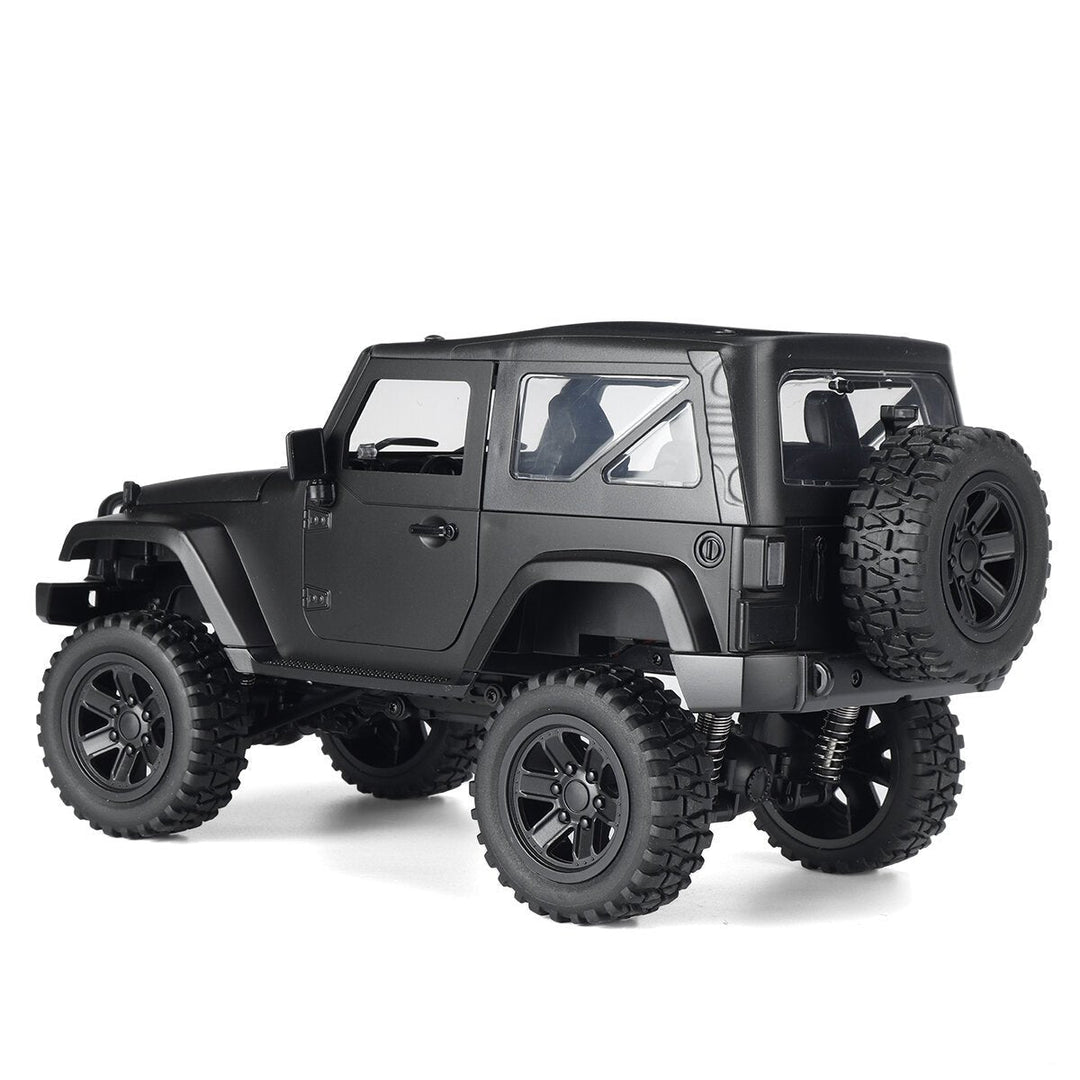 2.4Ghz 4WD RC Car For Jeep Off-Road Vehicles With LED Light Climbing Truck RTR Model Two Battery Image 6