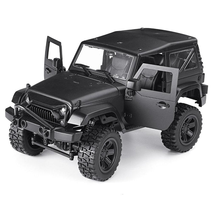 2.4Ghz 4WD RC Car For Jeep Off-Road Vehicles With LED Light Climbing Truck RTR Model Two Battery Image 8
