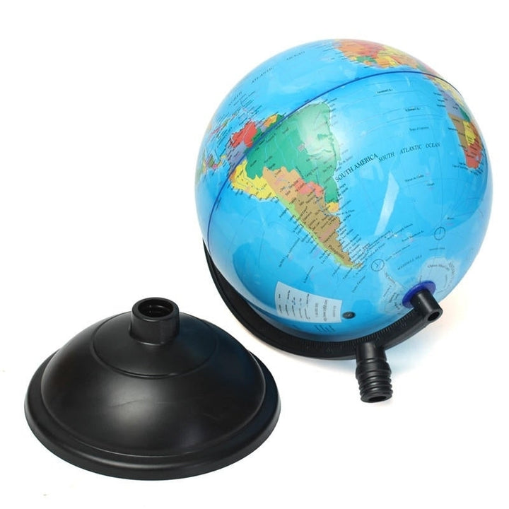 20cm Blue Ocean World Globe Map With Swivel Stand Geography Educational Toy Gift Image 3