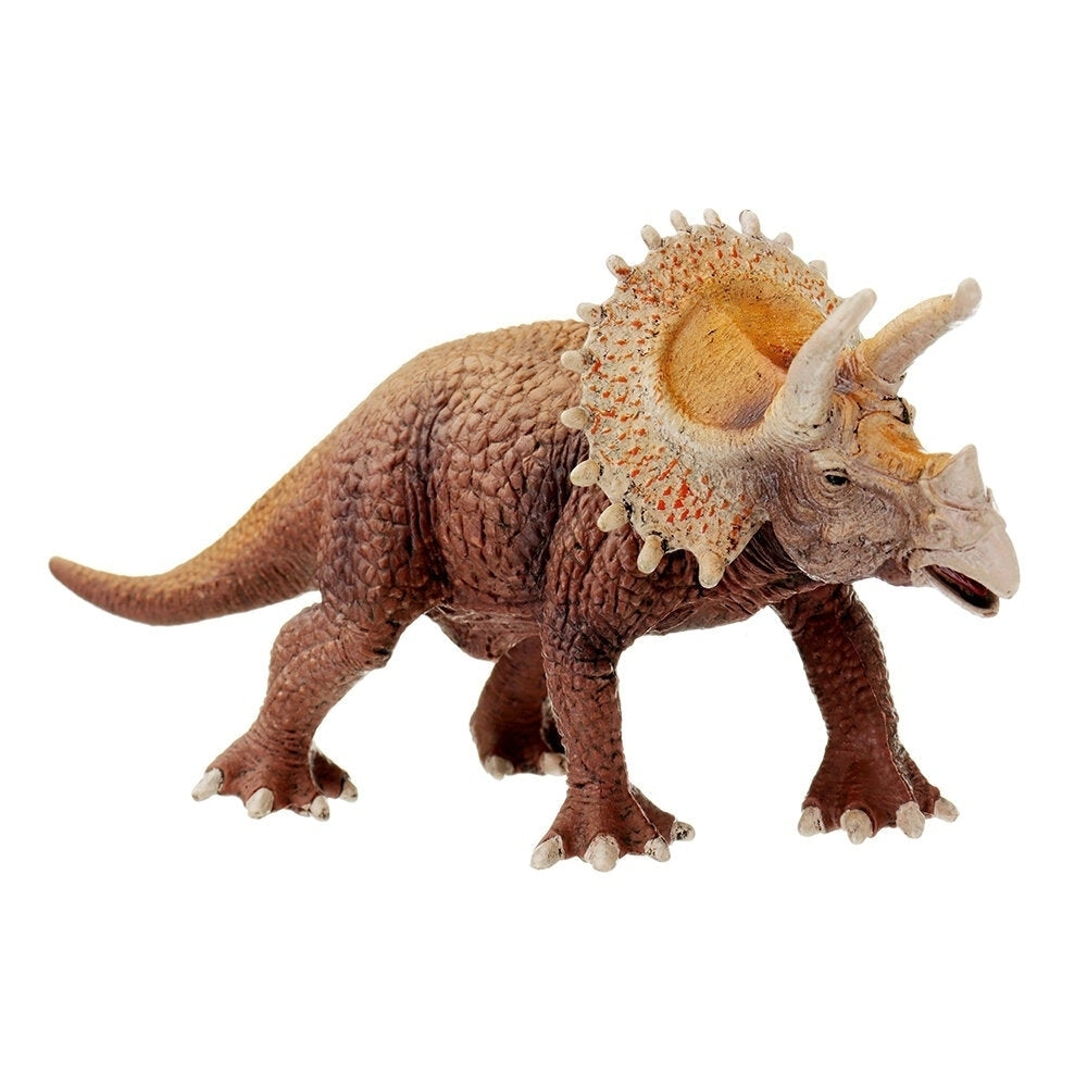 20CM PVC Dinosaurs Toy Triceratops Figure Animal Jurassic World Figures Diecast Model Image 1