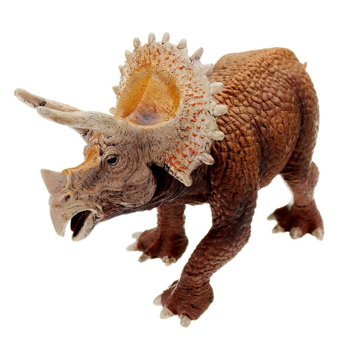 20CM PVC Dinosaurs Toy Triceratops Figure Animal Jurassic World Figures Diecast Model Image 3