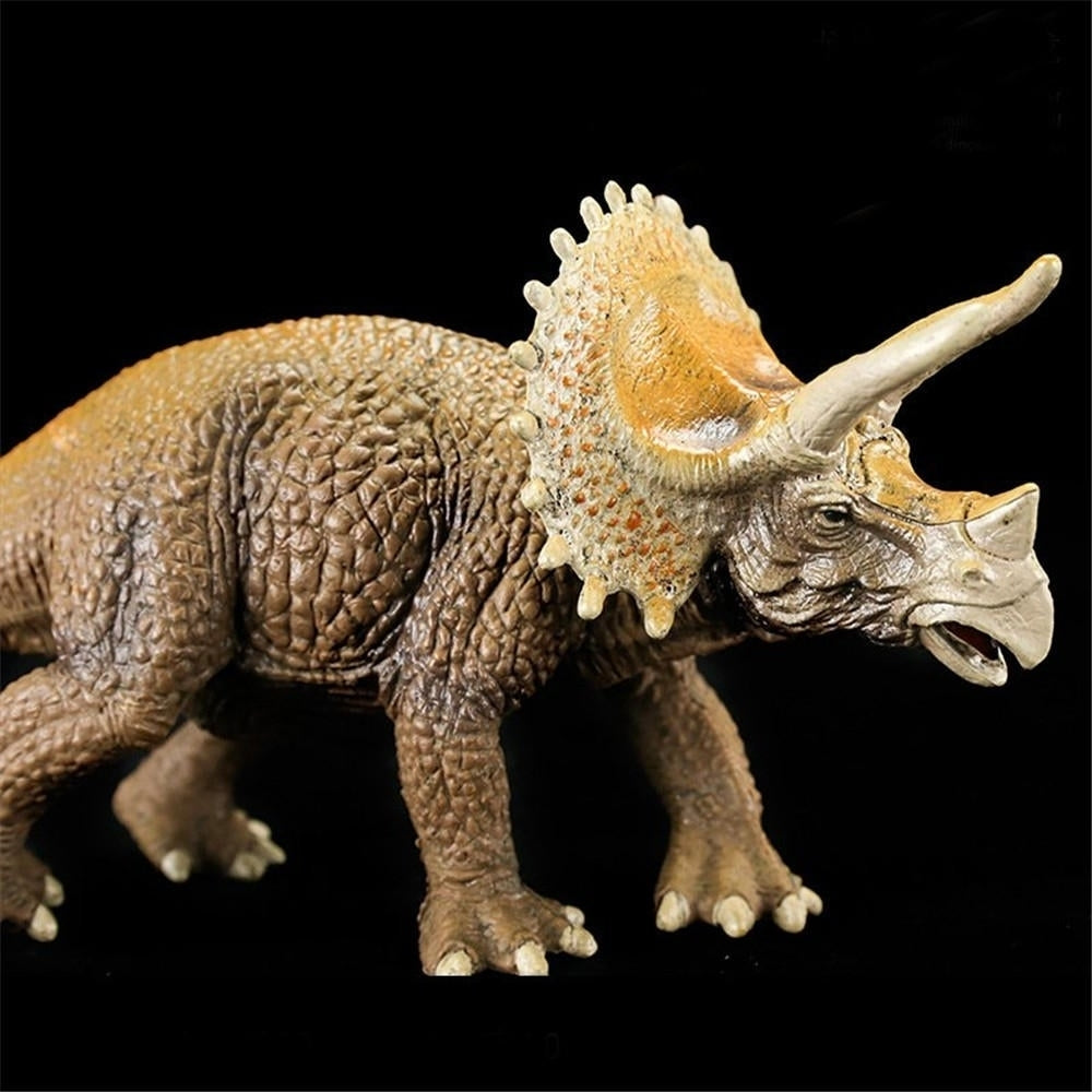 20CM PVC Dinosaurs Toy Triceratops Figure Animal Jurassic World Figures Diecast Model Image 6