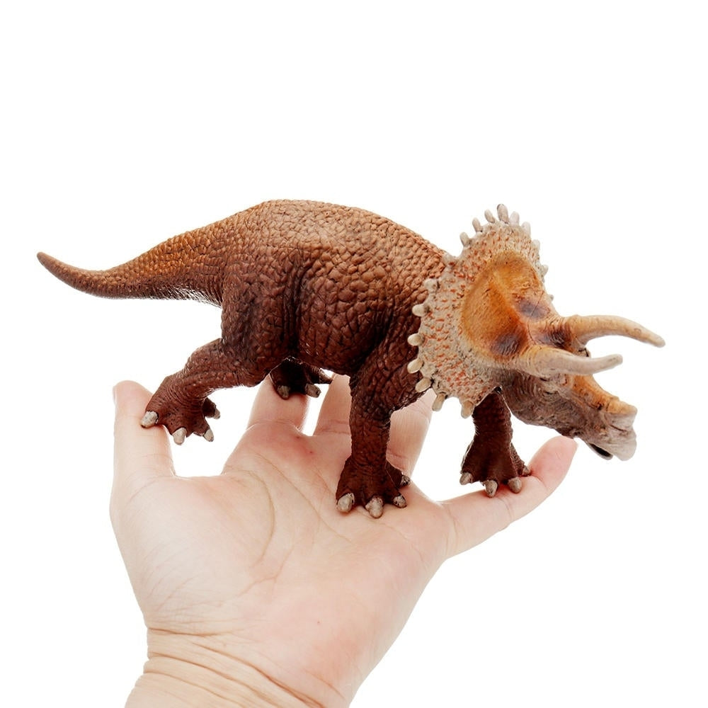20CM PVC Dinosaurs Toy Triceratops Figure Animal Jurassic World Figures Diecast Model Image 10