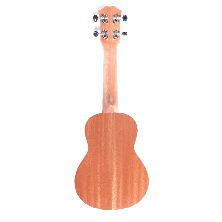 21 Inch 4 Strings 15 Frets Wood Color Mahogany Ukulele Musical Instrument With Guitar picks,Rope Image 3