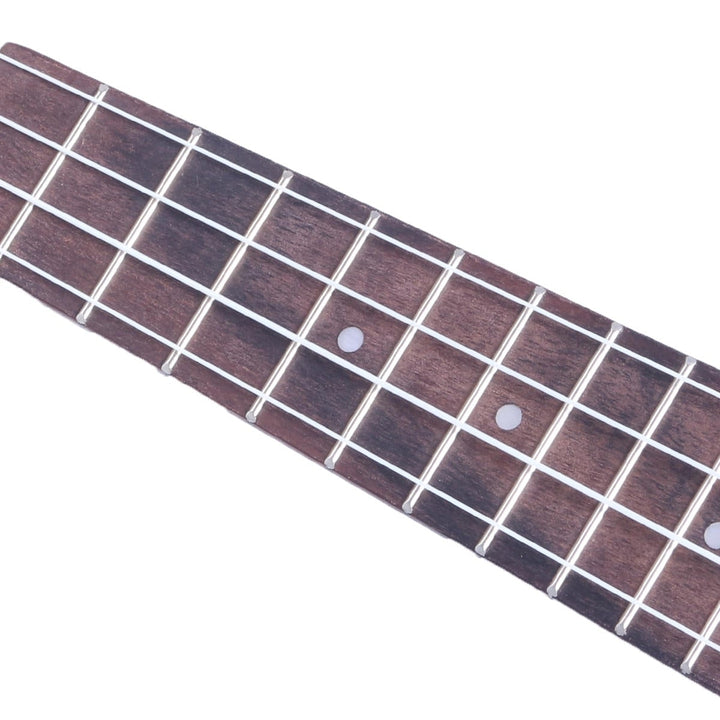 21 Inch 4 Strings 15 Frets Wood Color Mahogany Ukulele Musical Instrument With Guitar picks,Rope Image 8