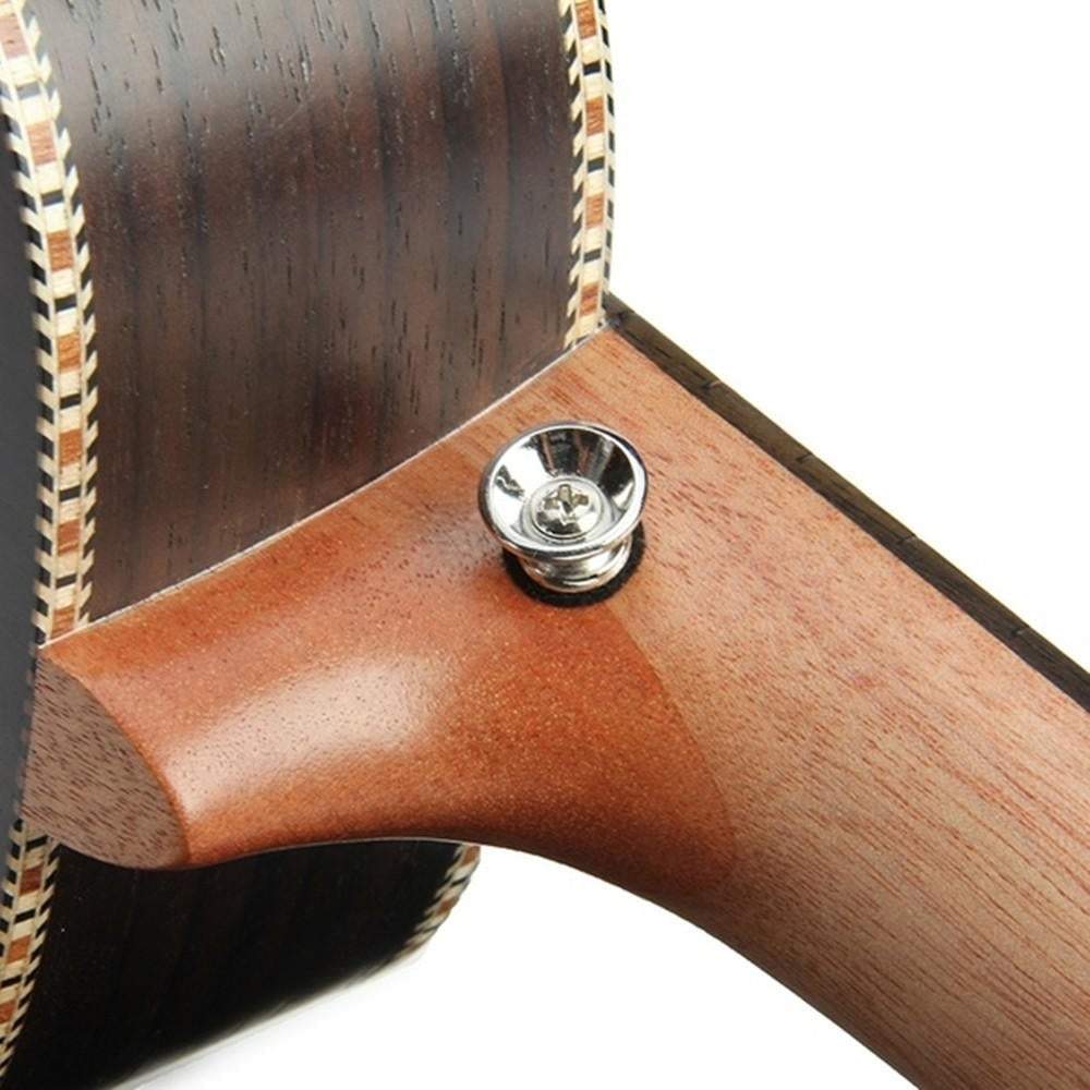 21 Inch Four Strings Rosewood Ukulele Guitar With Grape Shape Holes Image 2
