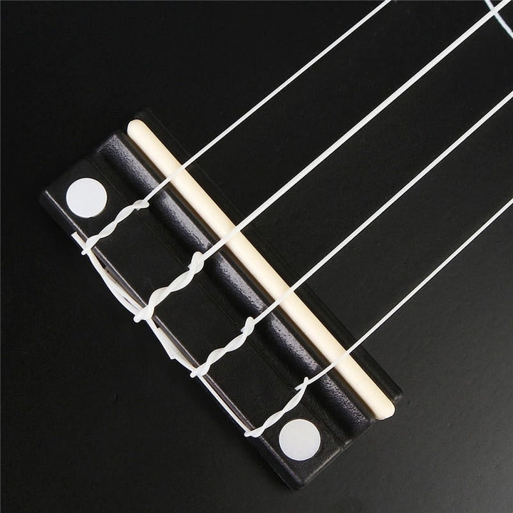 21 Inch Economic Soprano Ukulele Uke Musical Instrument With Gig bag Strings Tuner Black Image 11