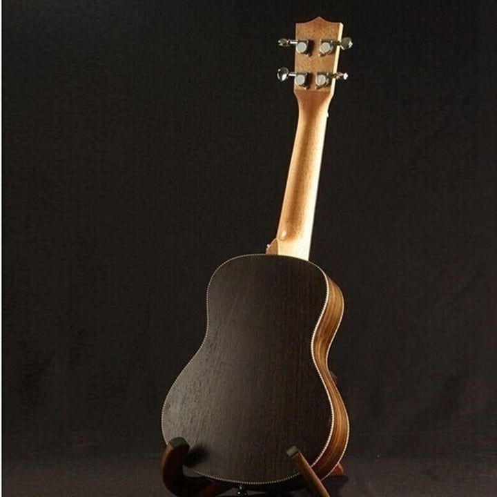 21 Inch Four Strings Rosewood Ukulele Guitar With Grape Shape Holes Image 6