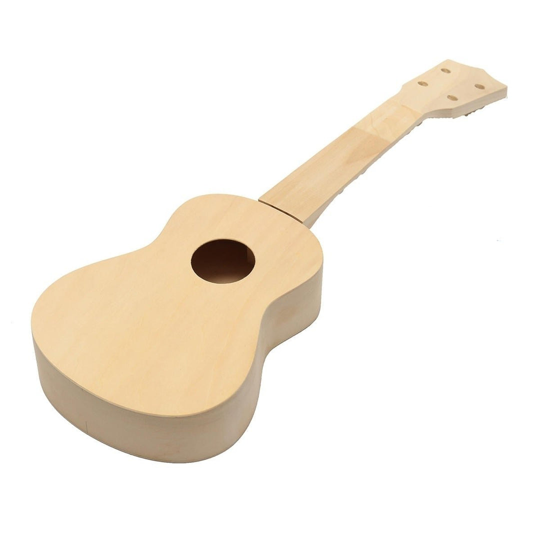 21 Ukulele Soprano Hawaiian Guitar Kit Basswood Wooden Musical Instrument Image 2