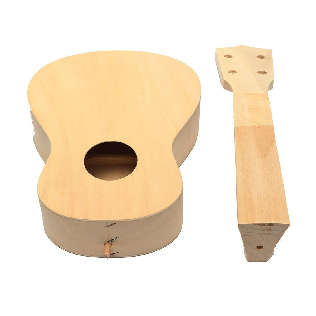 21 Ukulele Soprano Hawaiian Guitar Kit Basswood Wooden Musical Instrument Image 3