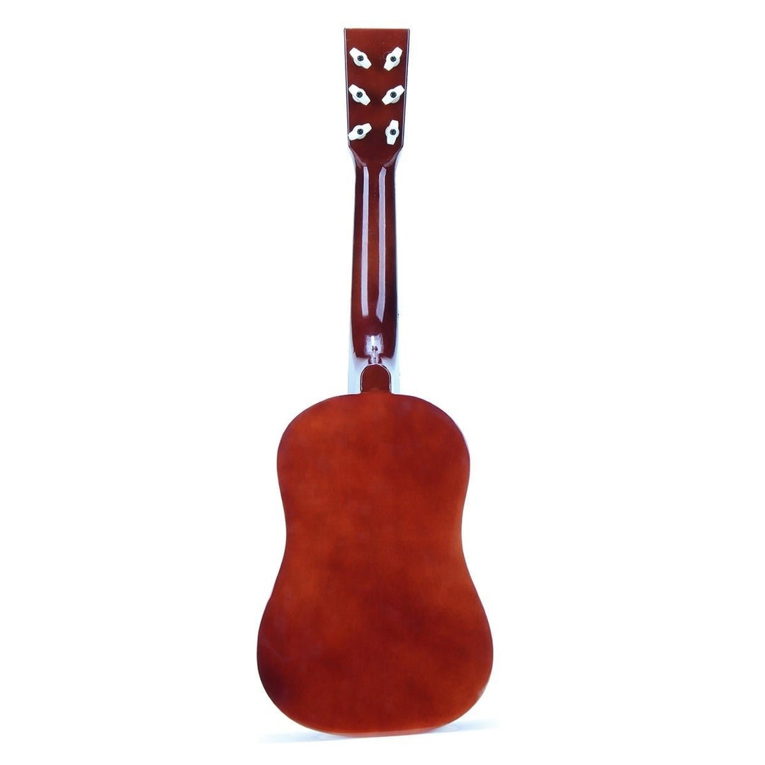 23 Inch 6-String Brown Basswood Ukulele Mini Musical Instrument For Children Image 4