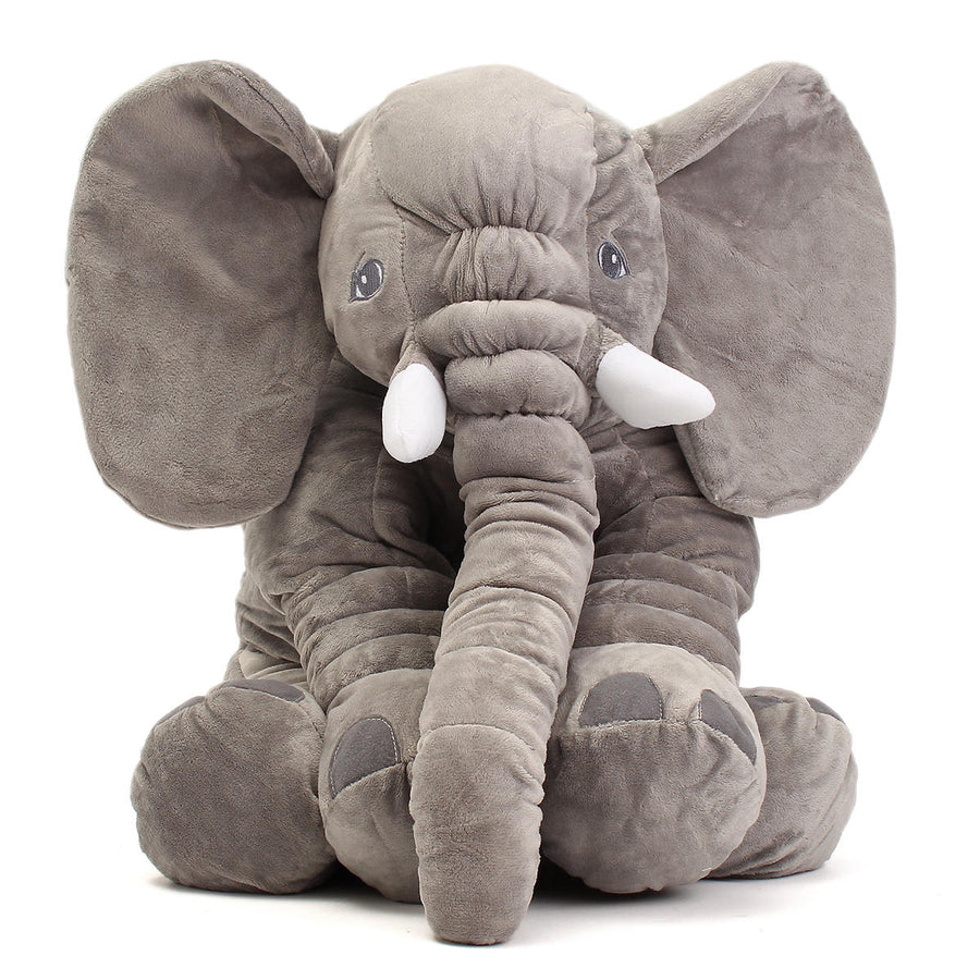 23.5" 60cm Cute Jumbo Elephant Plush Doll Stuffed Animal Soft Kids Toy Gift Image 1