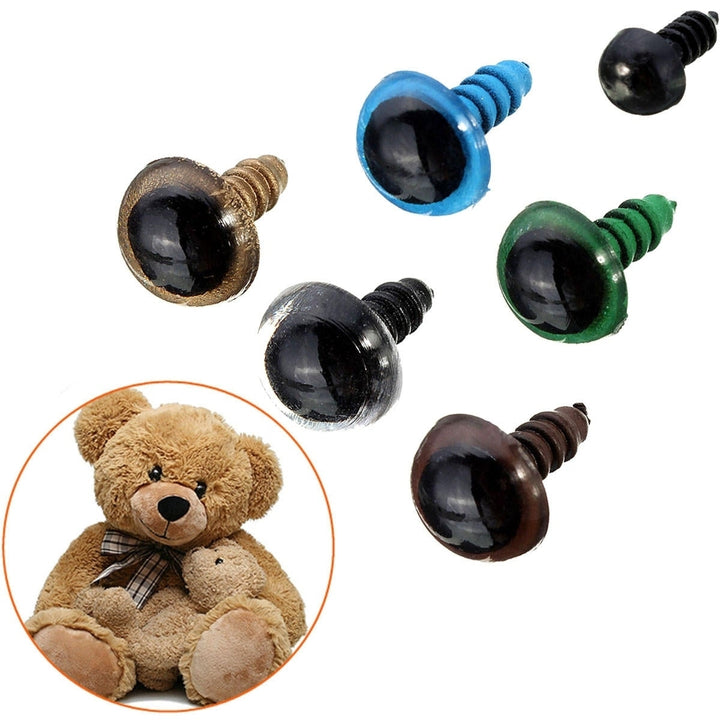 264pcs 6-12mm Black 10,12mm Colorful Safety Eyes Teddy Bear Doll Animal Crafts Image 4