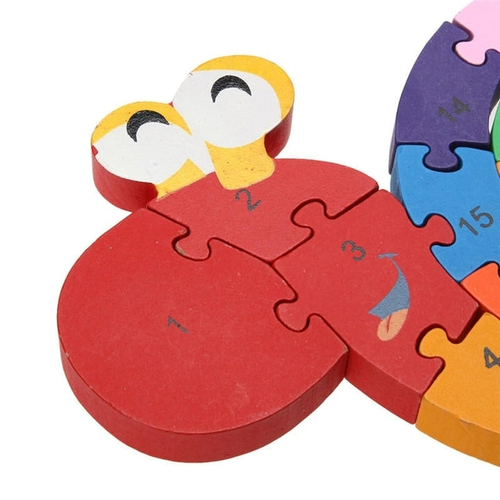 26Pcs Multicolor Letter Childrens Educational Building Blocks Snail Toy Puzzle For Children Gift Image 4