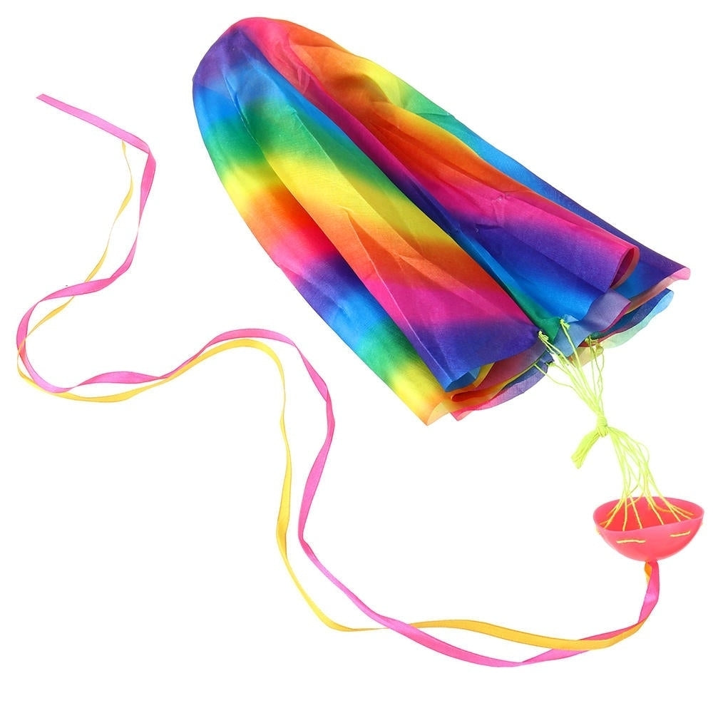 27.5 Inches Parachute Toy Kite Outdoor Play Hand Throw Free Fall Toy Image 1