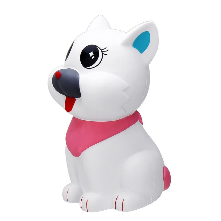 29cm Giant White Scarf Dog Squishy Slow Rebound Decompression Simulation Toy with Bag Packaging Image 4