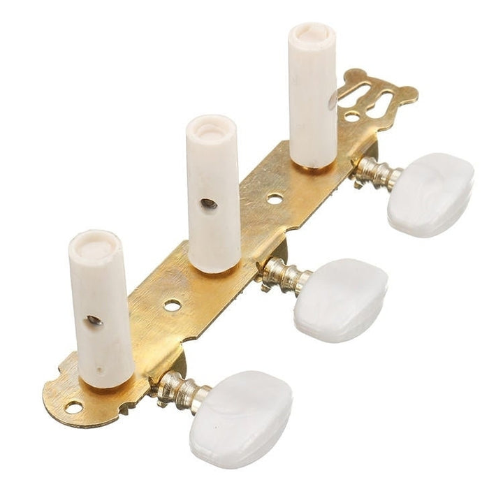 2Pcs Acoustic Guitar String Tuning Pegs Keys Machine Heads Tuners Color Gold Image 2