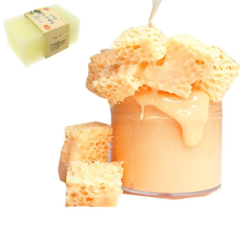 2Pcs Honeycomb Sponge Mud DIY Slime filler 11.7 7.5 3cm Pottery Clay Tool Image 1