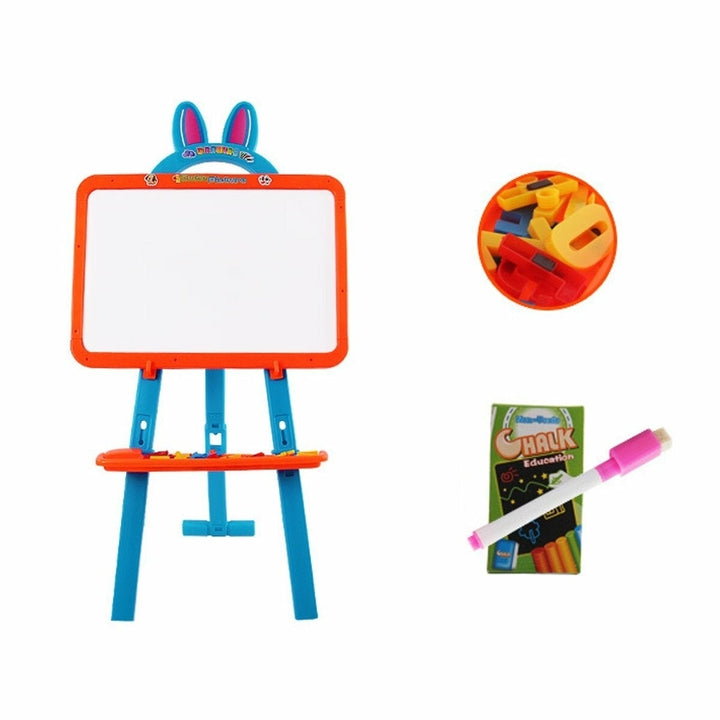 3 IN 1 Magnetic Writing Drawing Board Double Side Learning Easel Educational Toys for Kids Image 2
