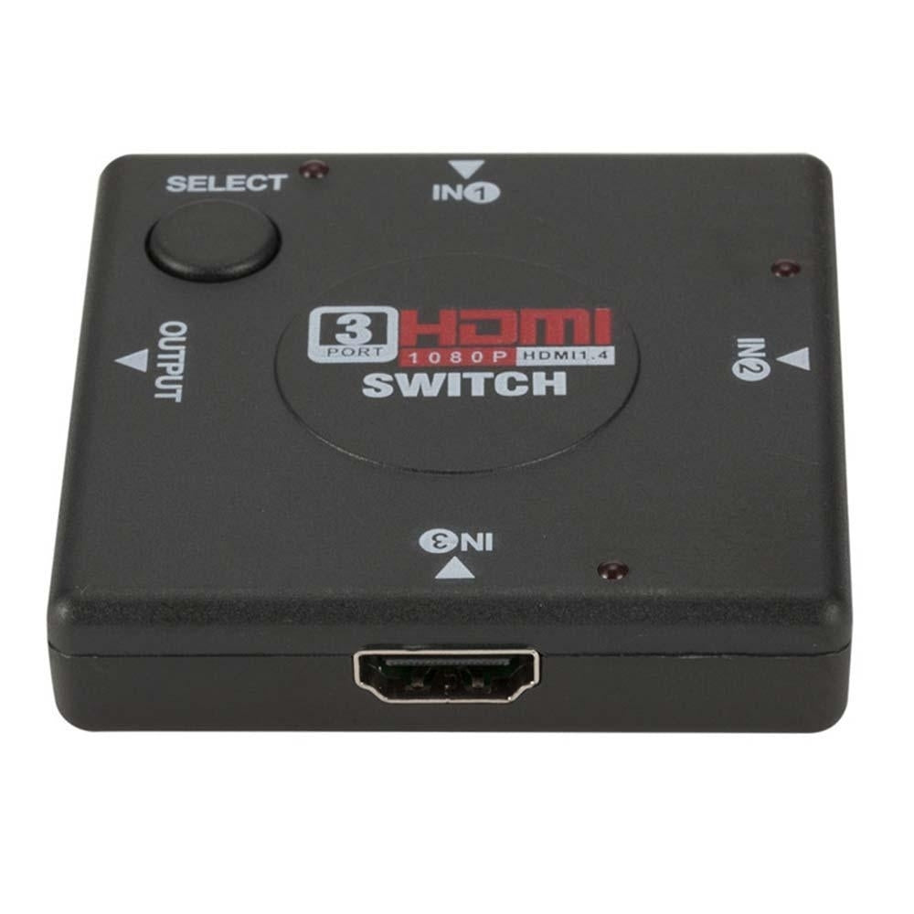 3 Port 1080P High Definition Multimedia Interface Switcher Adapter Splitter for PS3 STB TV DVD DVR PC DV DLP Projector Image 6