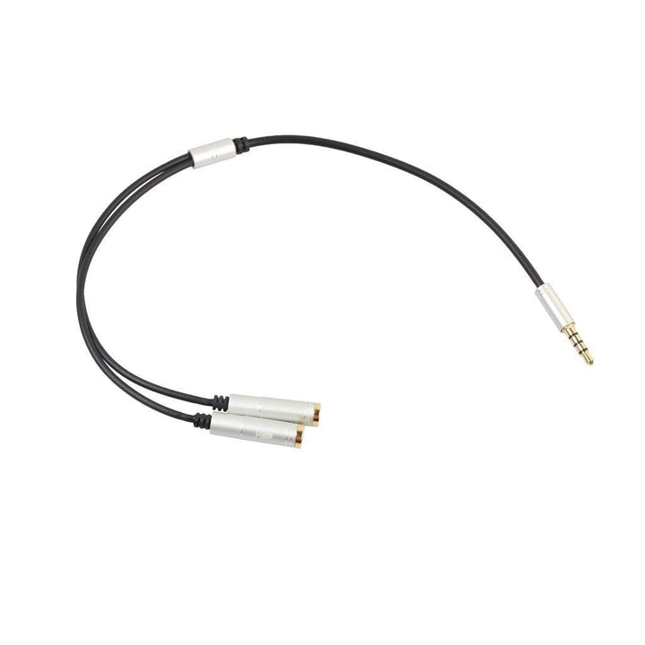 3.5mm Headphone Jack + Mic Audio Splitter Gold-Plated Extension Aux Cable Adapter for Mobile Phone Image 9