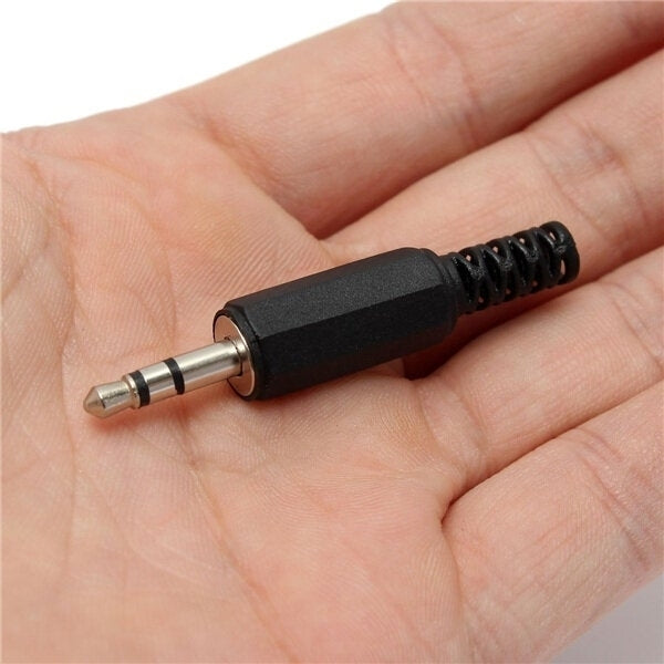 3.5mm Stereo Male Plug Jack Audio Adapter Connector Image 1