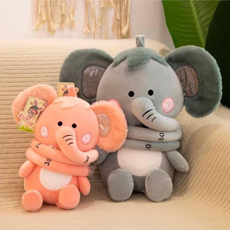 30,40,55CM Soft Down Cotton Stuffed Plush Toy with Long Nose Height Ruler Function for Childrens Birthday Gifts Image 3