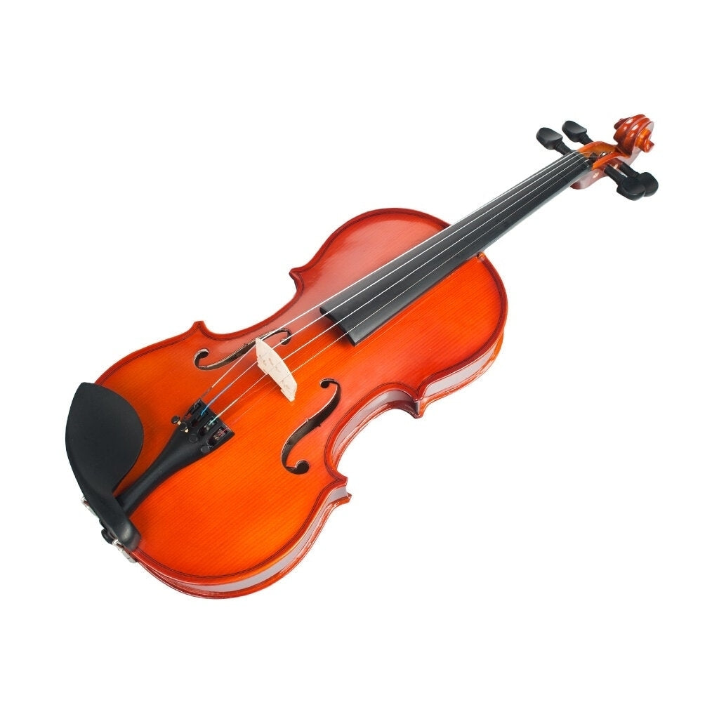 3,4 Violin High Gloss,Matte Finishing Violin Student Violin W,Case+Bow For Biginner Violin Learner Natural Color Violin Image 6
