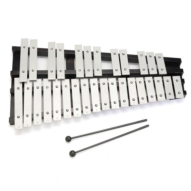 30 Note Xylophone Foldable Vibraphone Percussion Music Instruments with Bag Image 1