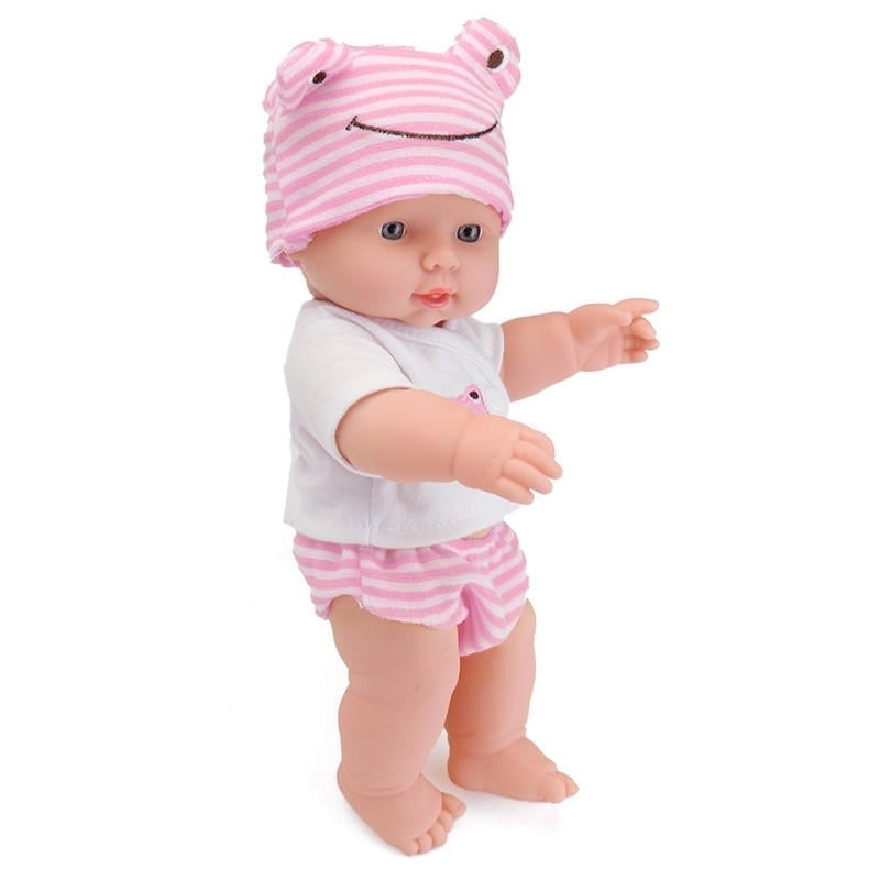 30CM Newborn Baby Doll Gift Toy Soft Vinyl Silicone Lifelike Newborn KidsToddler Girl Image 1