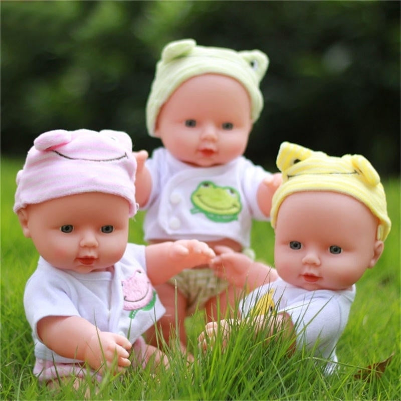 30CM Newborn Baby Doll Gift Toy Soft Vinyl Silicone Lifelike Newborn KidsToddler Girl Image 4
