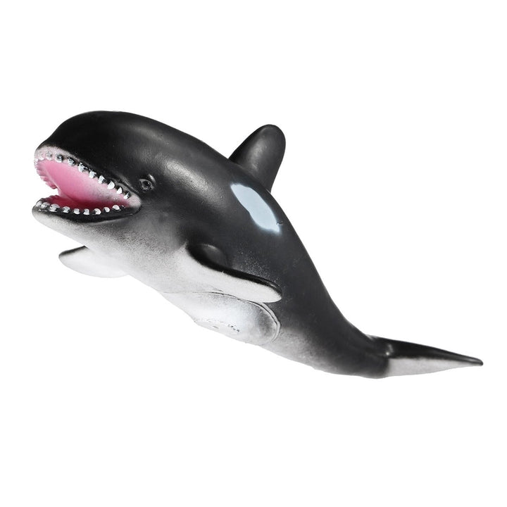 30cm White Shark Killer Whale Soft Model Toys Glue Material Image 4