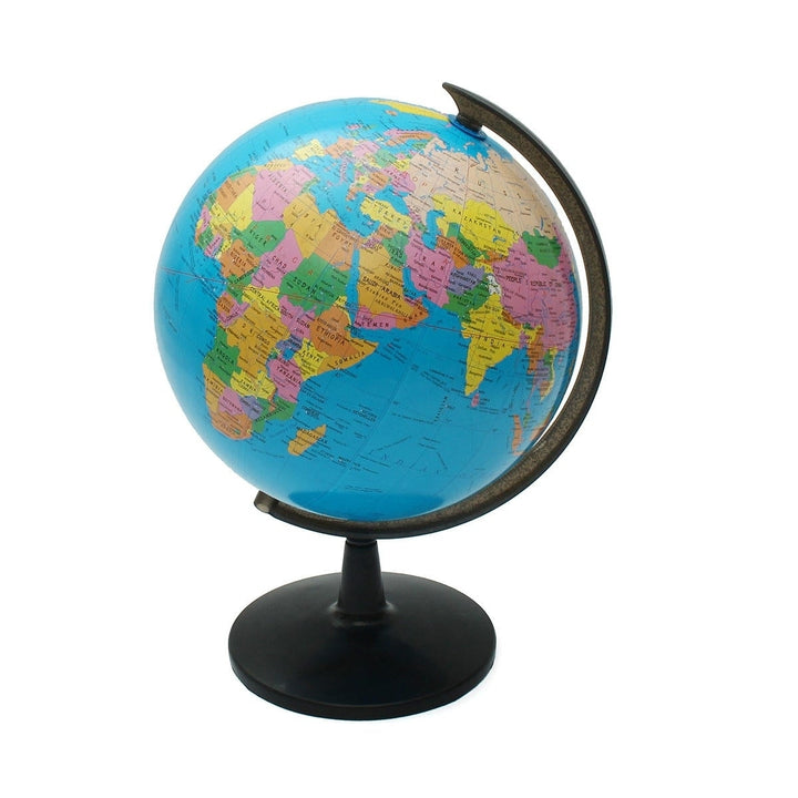 32cm Rotating World Earth Globe Atlas Map Geography Education Toy Desktop Decor Image 1