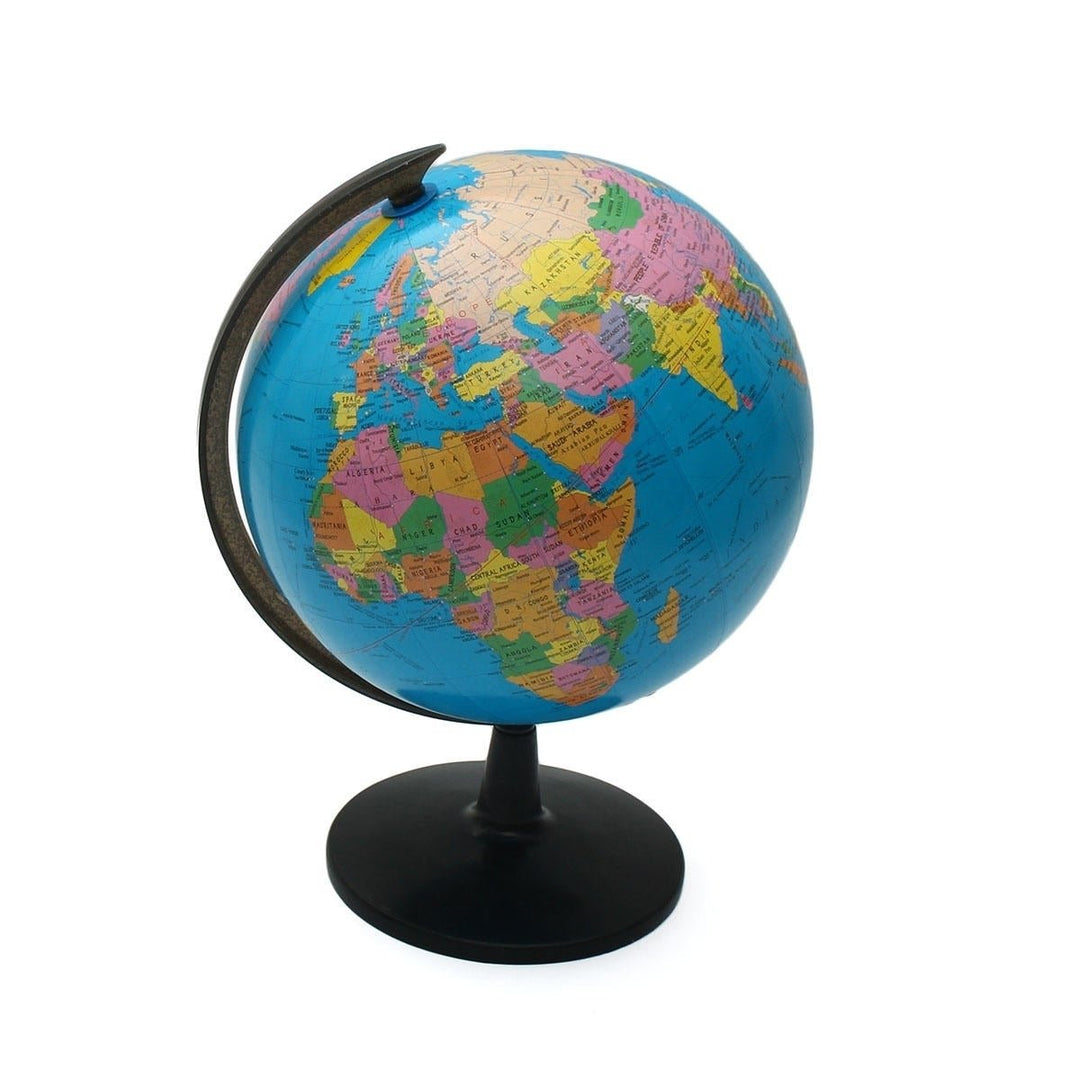 32cm Rotating World Earth Globe Atlas Map Geography Education Toy Desktop Decor Image 2