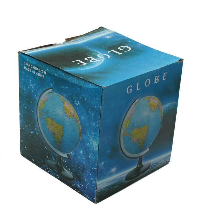 32cm Rotating World Earth Globe Atlas Map Geography Education Toy Desktop Decor Image 6