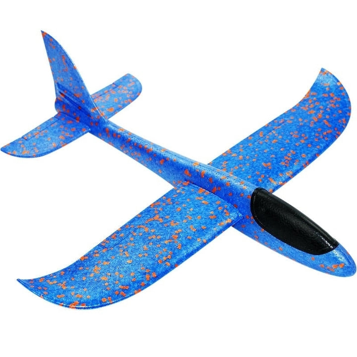 35cm Upgrade EPP Plane Hand Launch Throwing Rubber Band 2 in 1 Aircraft Model Foam Children Parachute Toy Image 7